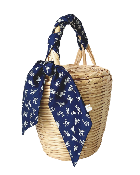 Birkin Basket | Blue Rose
