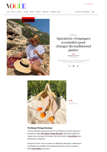Vogue Paris has featured The Bangs Birkin Basket!