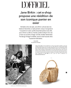 You Can Now Buy Jane Birkin's Iconic Wicker Basket