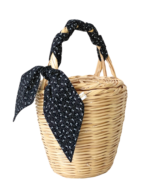 Birkin Basket | Midnight Bloom