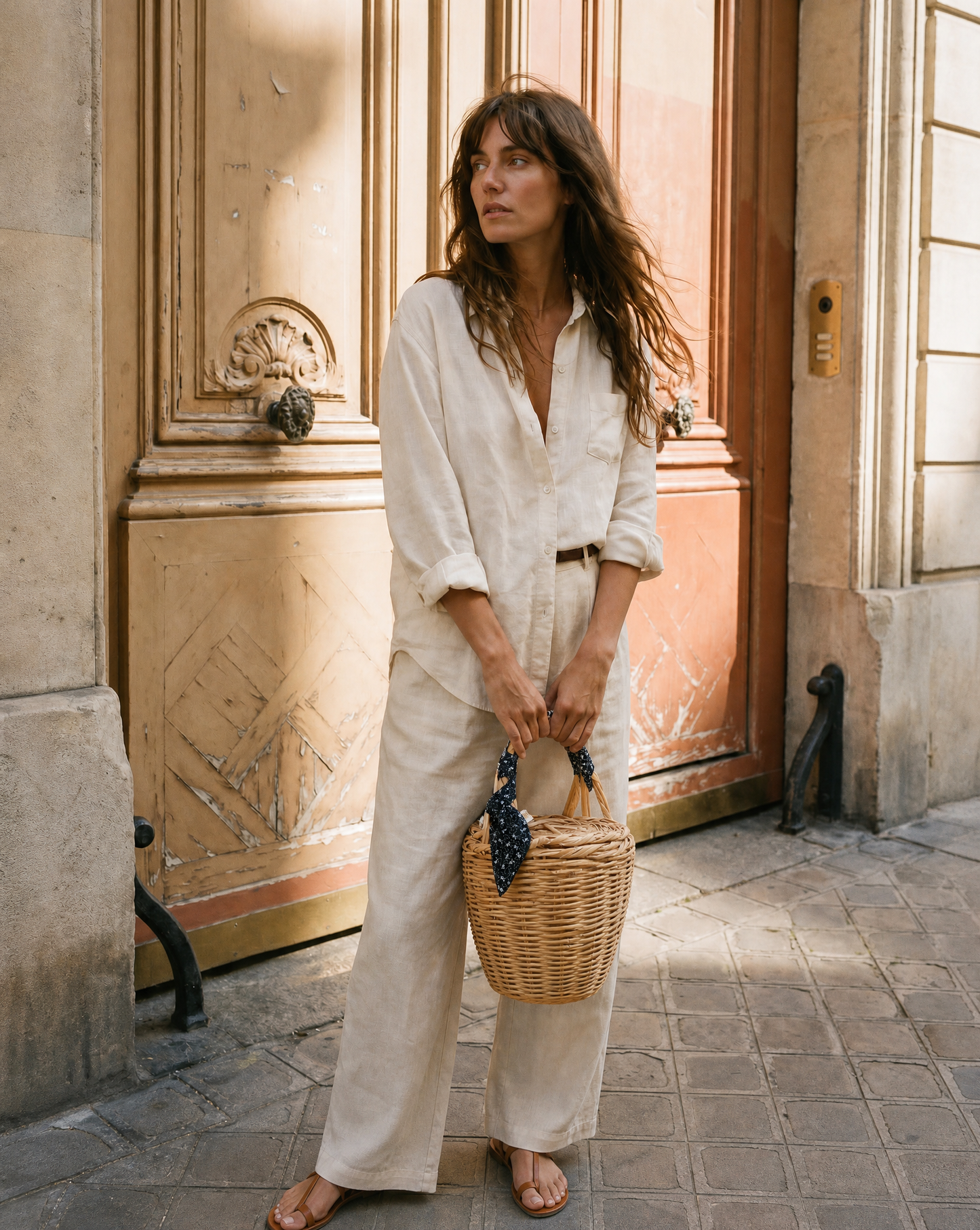 Birkin Basket | Midnight Bloom Petite