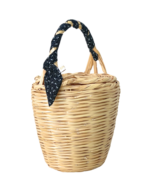 Birkin Basket | Midnight Bloom Petite
