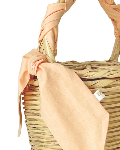Birkin Basket | Pastel Peach