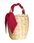 Bangs Birkin Basket | French Broderie Rose