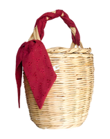 Bangs Birkin Basket | French Broderie Rose