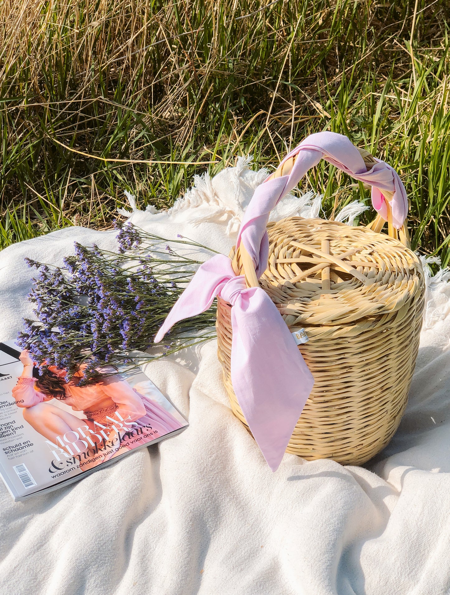 Birkin Basket | Pastel Pink
