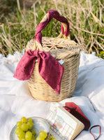 Bangs Birkin Basket | French Broderie Rose